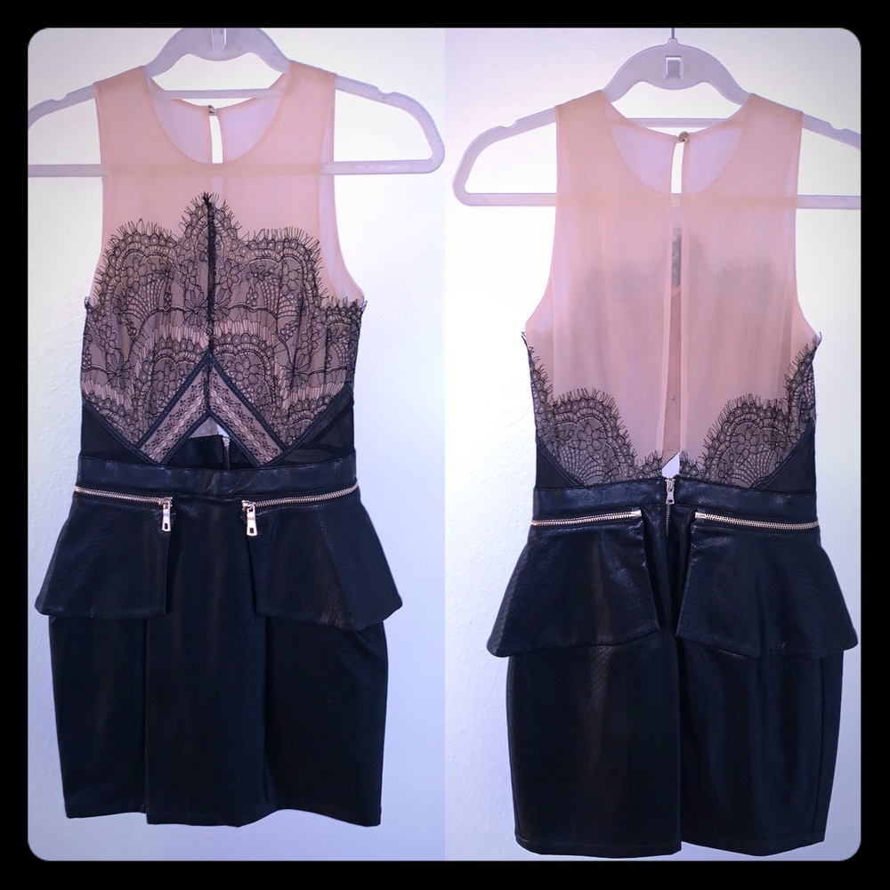 Three Floor Leather Mini